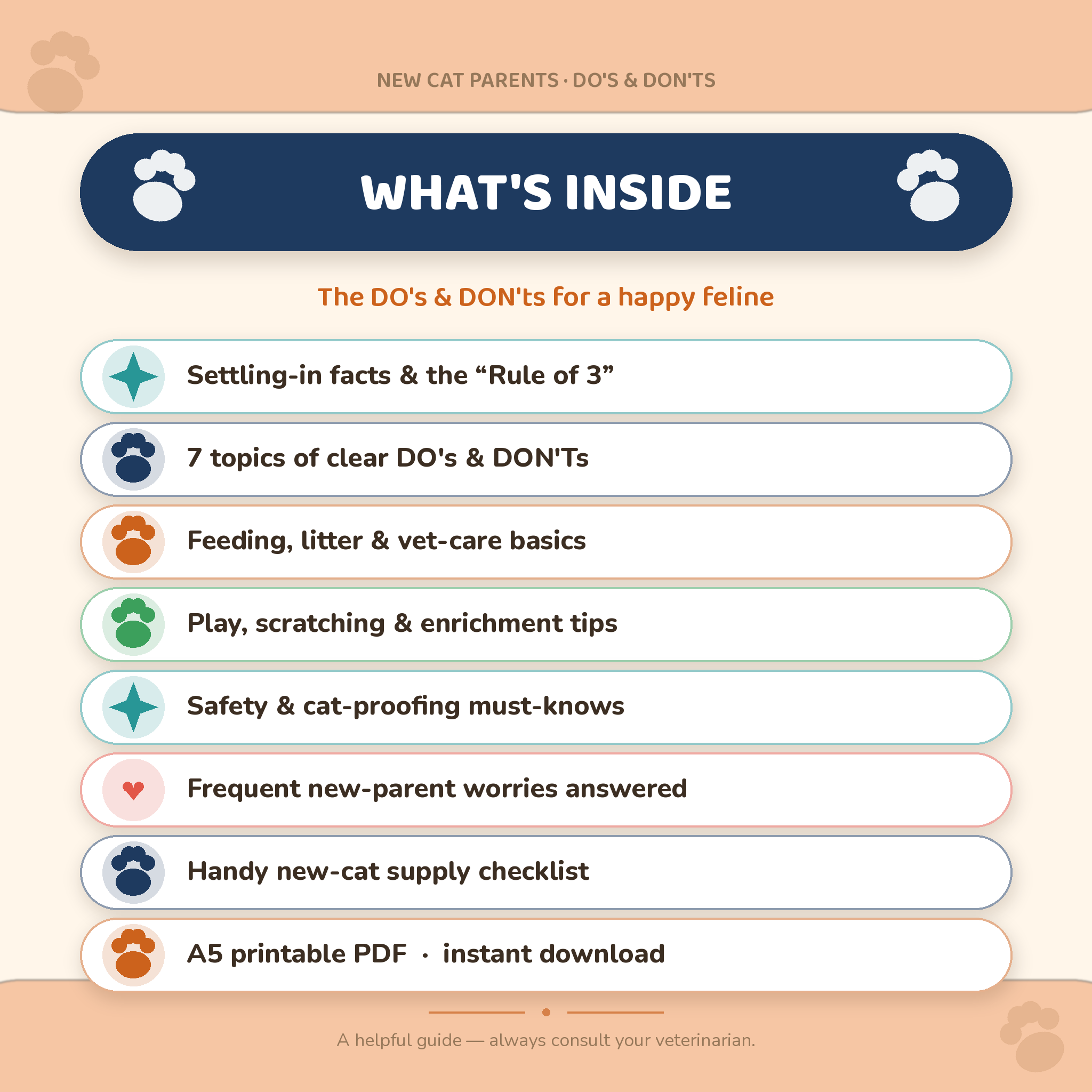 New Cat Parents: The DO'S & DONT'S