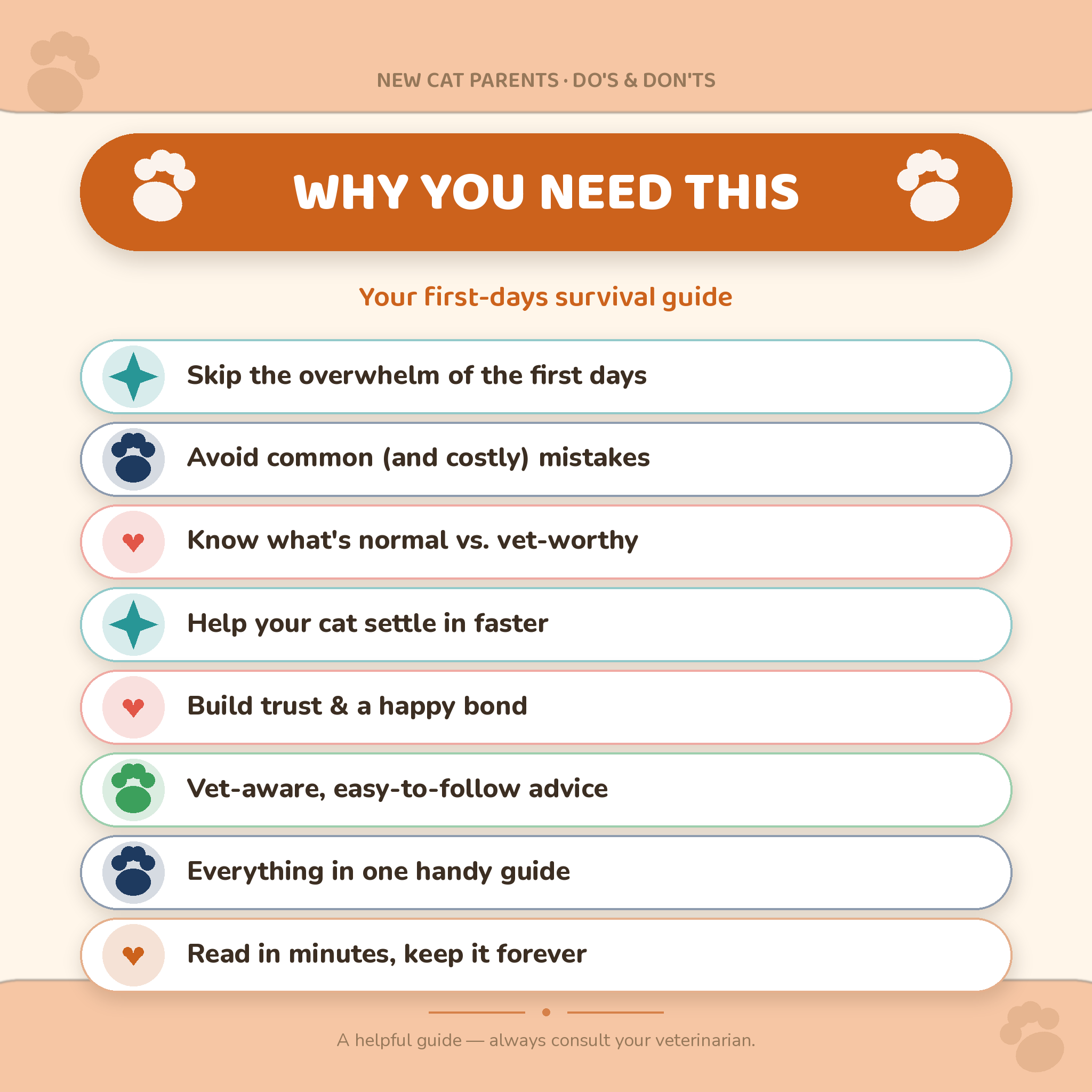New Cat Parents: The DO'S & DONT'S