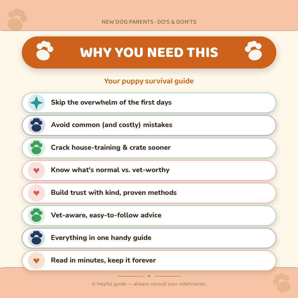 New Dog Parents: The DO'S & DONT'S