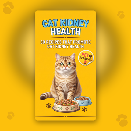 Cat Kidney Health Recipe Book — 30 Kidney-Friendly Meals, Broths & Treats