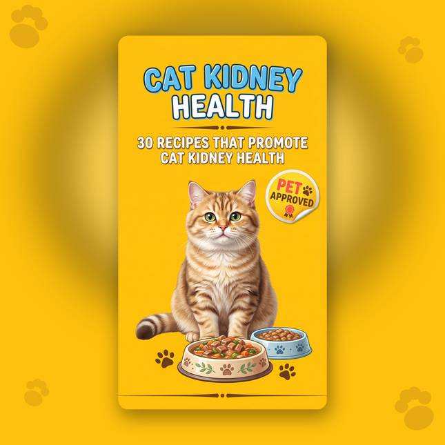 Cat Kidney Health Recipe Book — 30 Kidney-Friendly Meals, Broths & Treats
